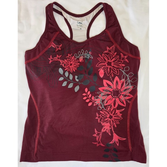 Zoic Tops - ZOIC Womens Floral Cycling Tank Top MTB Mountain Bike Jersey Racerback Pocket